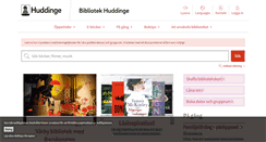 Desktop Screenshot of bibliotek.huddinge.se